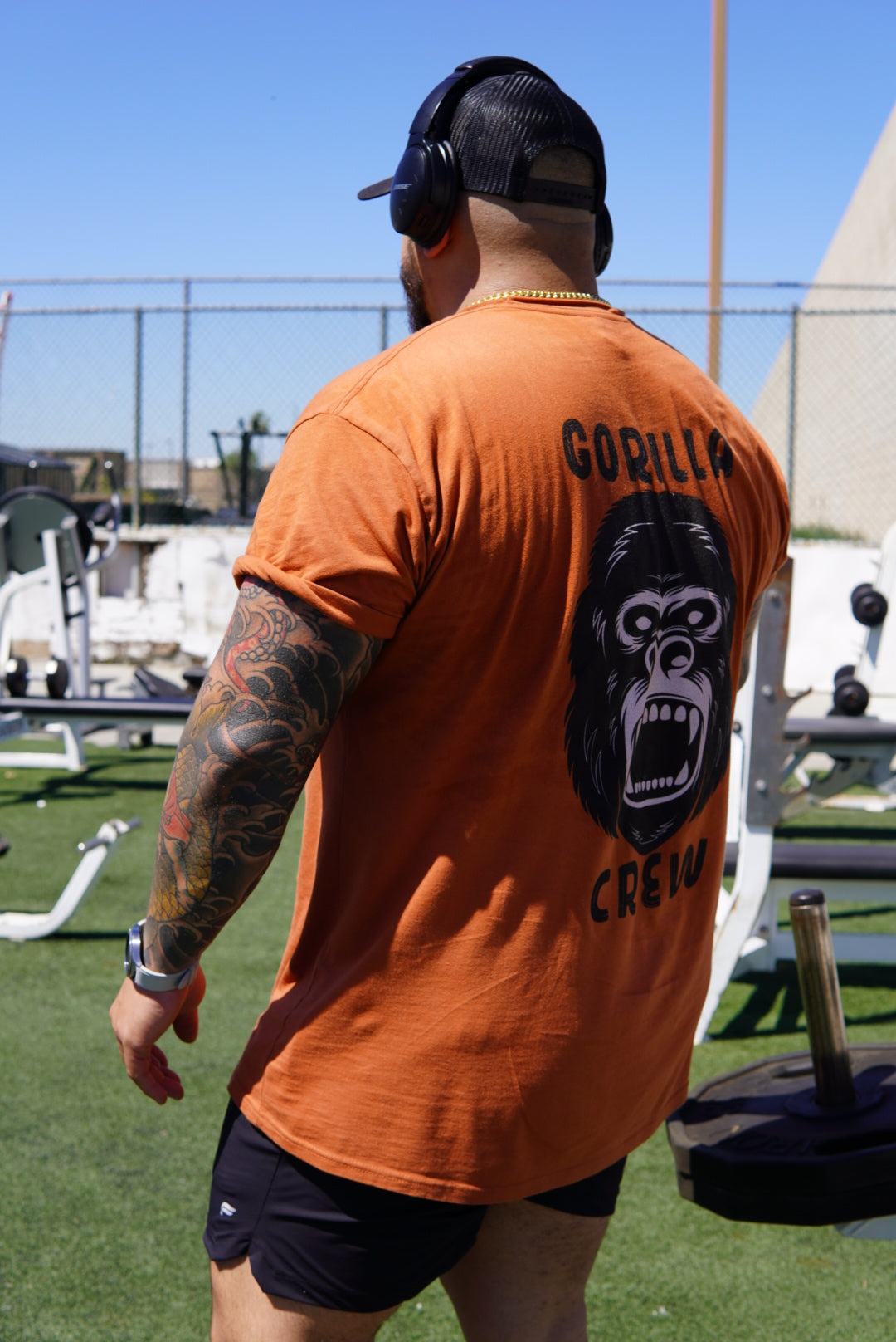 Gorilla crew t shirt ( gorilla face