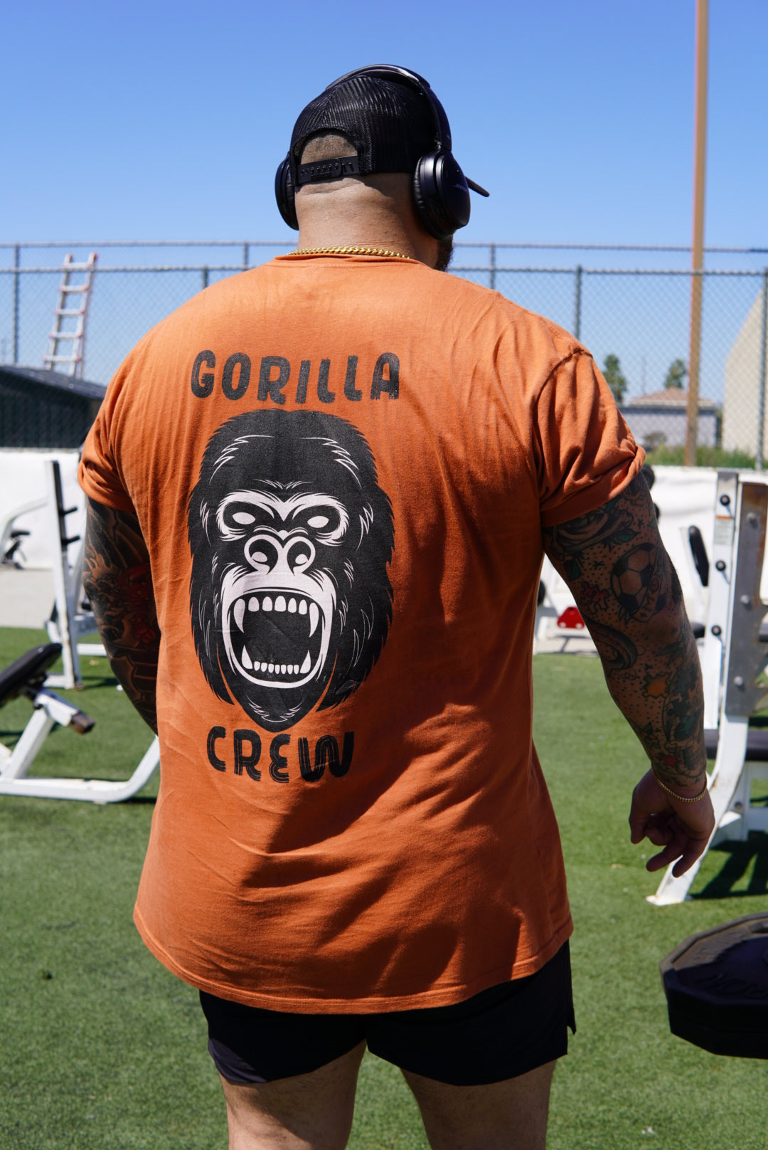 Gorilla crew t shirt ( gorilla face