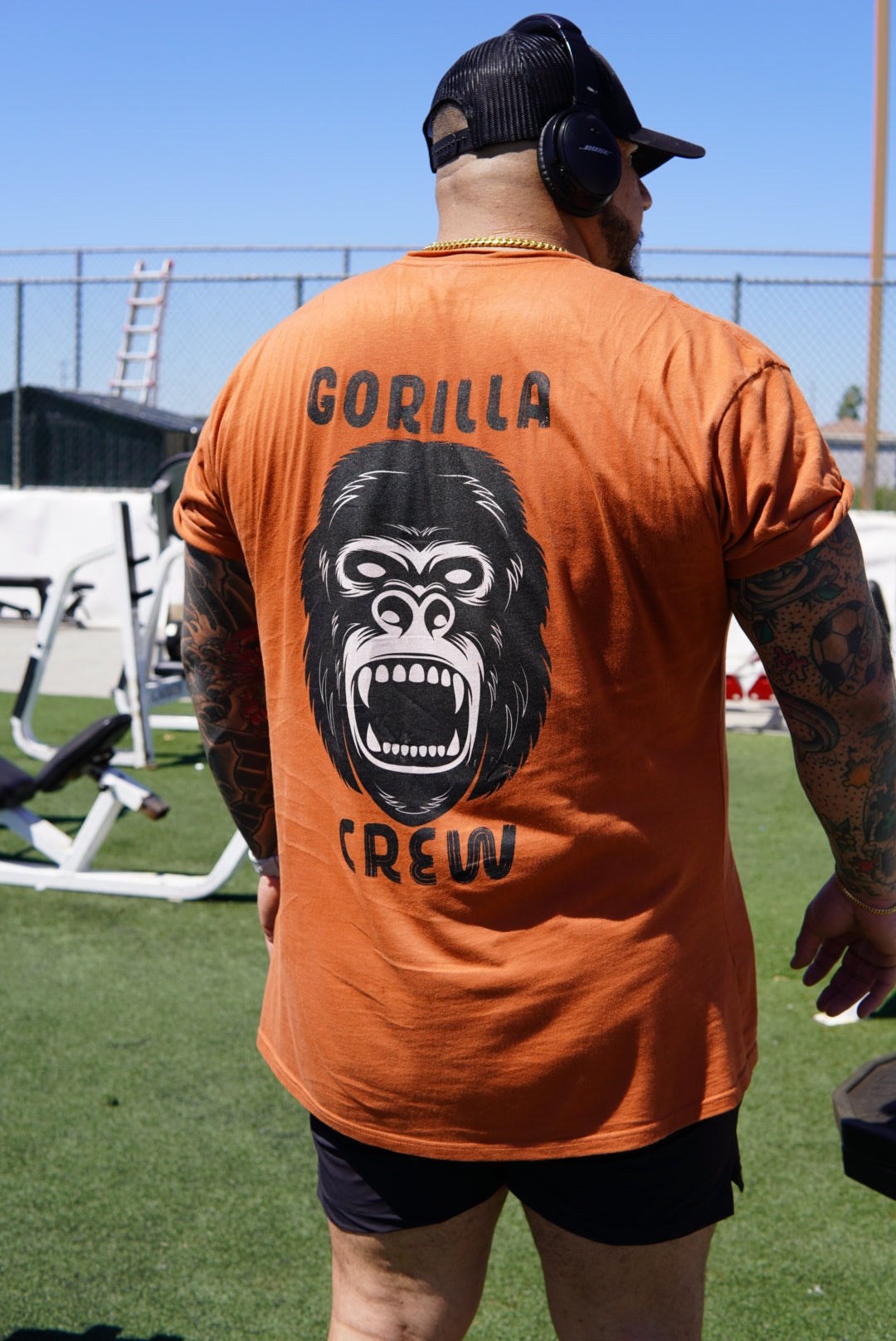 Gorilla crew t shirt ( gorilla face