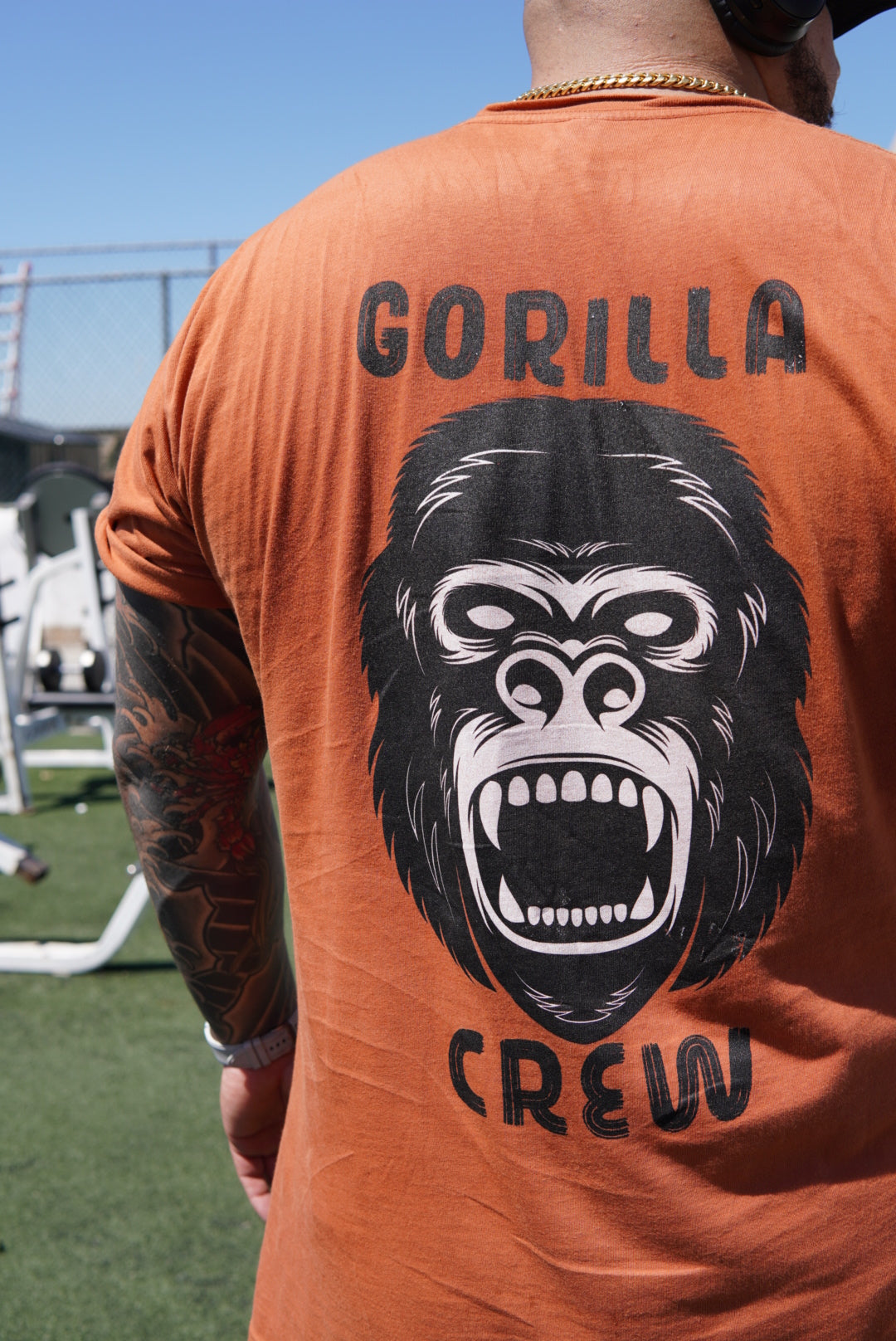 Gorilla crew t shirt ( gorilla face