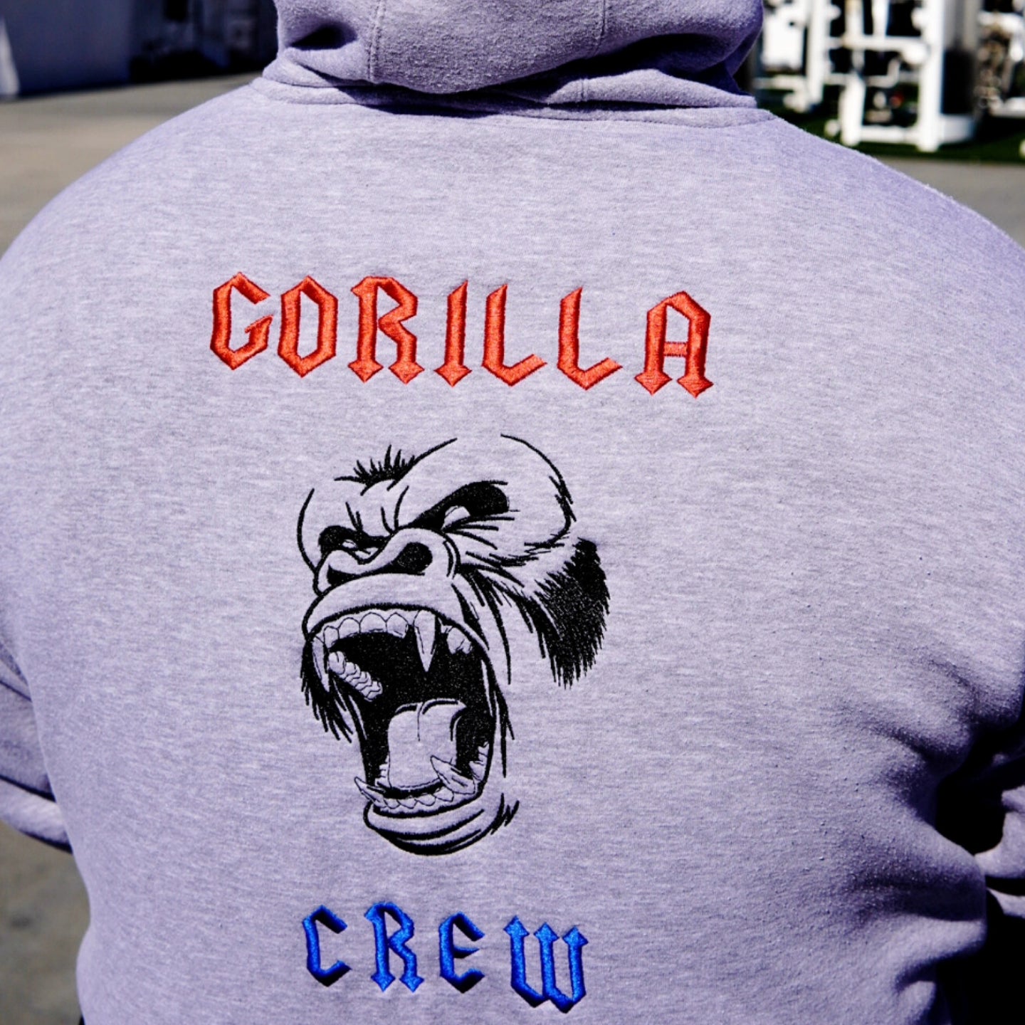 Screaming Gorilla crew hoodie