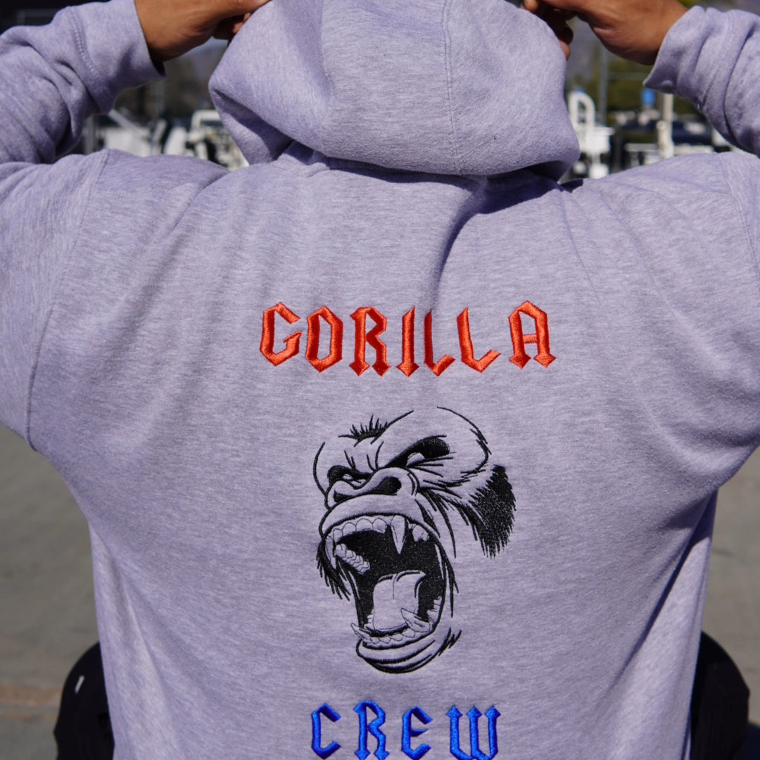 Screaming Gorilla crew hoodie