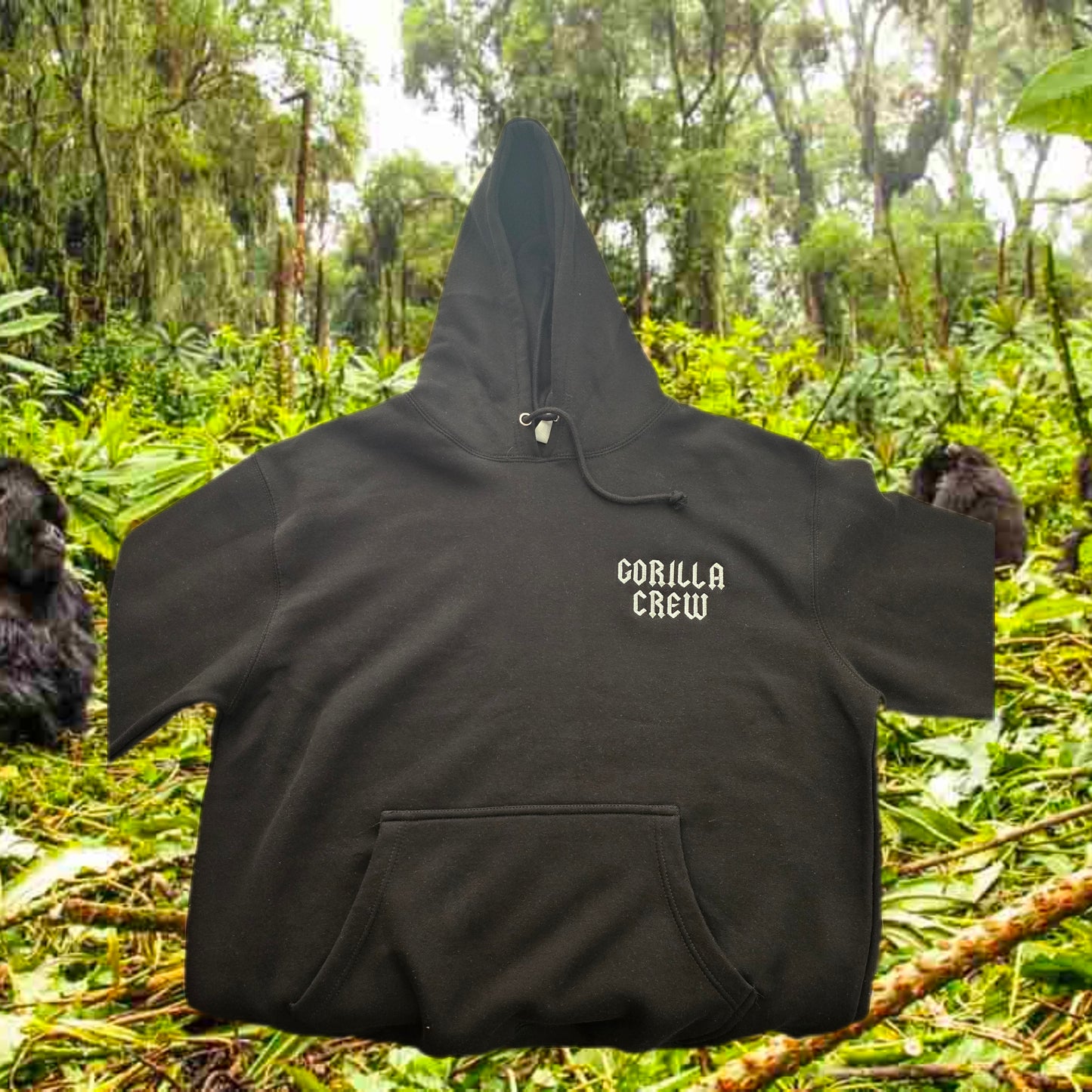 Gorilla Crew Pullover Hoodie