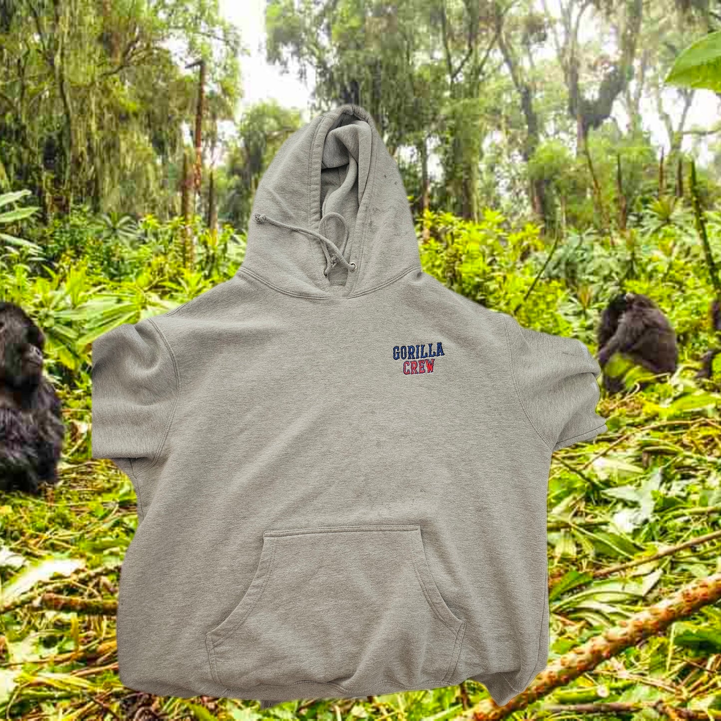 Gorilla Crew Pullover Hoodie