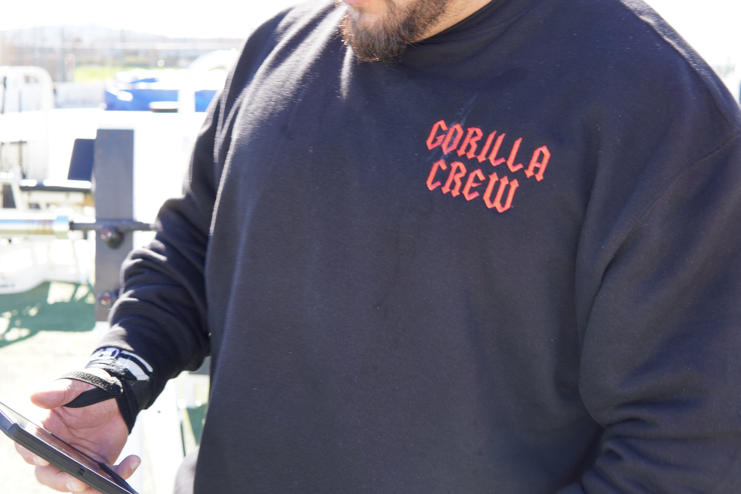 Gorilla crew pullover sweater